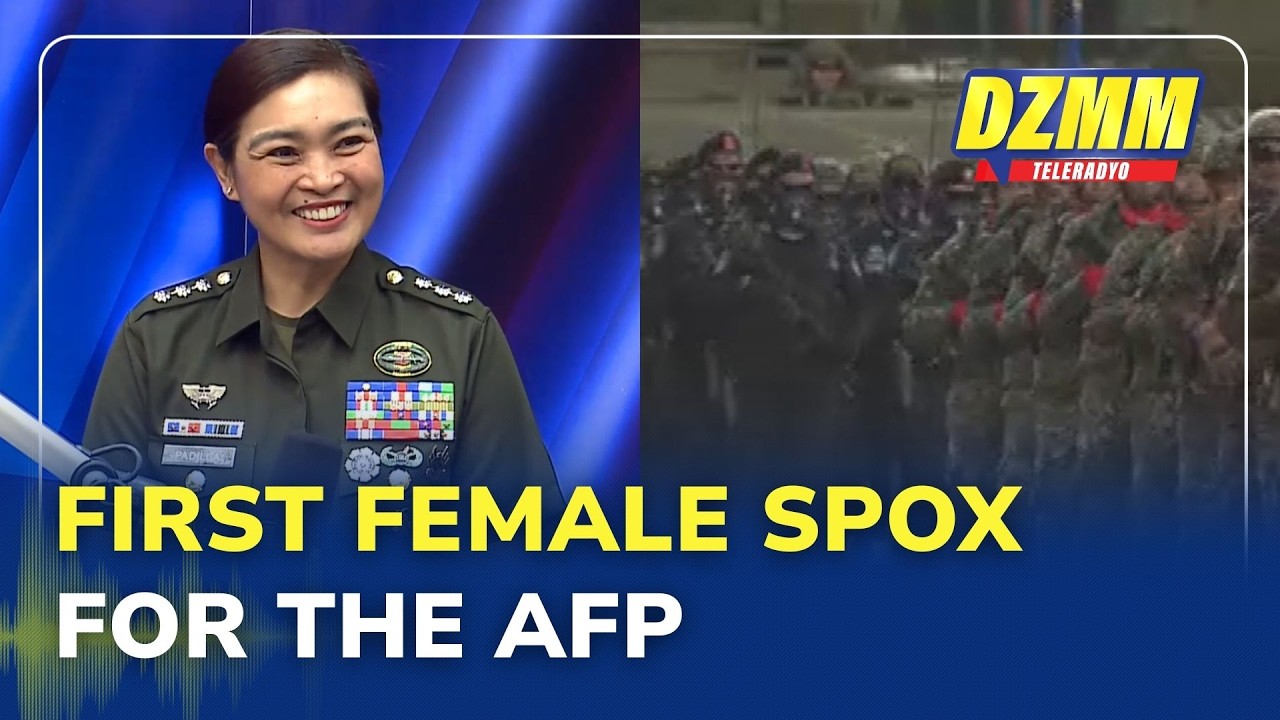 Padilla breaks barriers as first female AFP spox | MARI-TRES (07 March 2026)