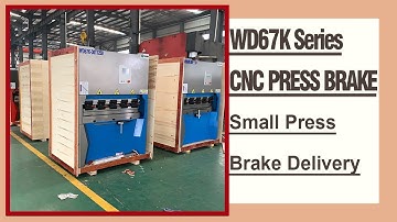 RONGWIN 6 Sets Beautiful CT8P CNC Controller 30T Small Bending Machine Packing and Shipping