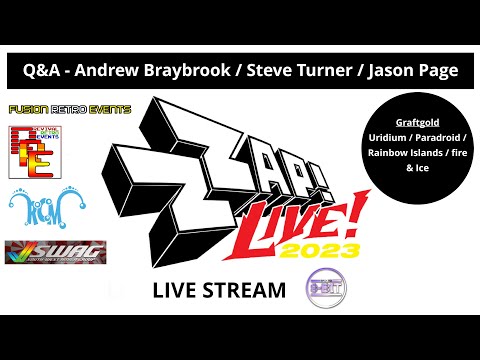 Zzap! Live 2023, Q&A with Graftgold - Andrew Braybrook / Steve Turner / Jason Page -  Live Stream.
