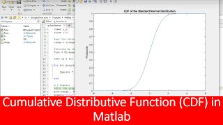 how to plot cdf  in Matlab tutorial