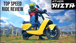 Ather Rizta First Ride Review | Range, Battery packs, Top Speed, Auto Hold demo, Skid Control Demo