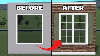 HOW TO MAKE CUSTOM WINDOWS AND DOORS IN BLOXBURG
