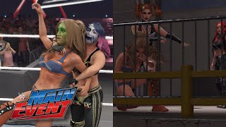 WWE 2K23 MAIN EVENT - FALLON HENLEY (W/KIANA JAMES) VS ASUKA screenshot 3