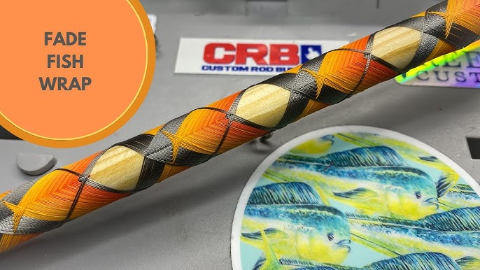 Multi Color Saw Blade Wrap (JTOB): Custom Rod Building 