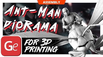 Ant-Man 3D Printing Figurine in Diorama | Assembly by Gambody