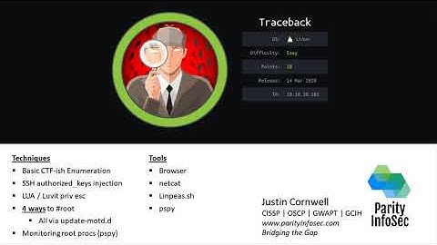 HackTheBox ~ Traceback Walkthrough w/ PwnBox demo