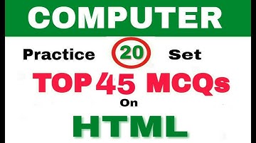 Part 20 HTML 3 II MCQ IIBank po, clerk II  IBPS I computer operator I uppcl I ccc I upsssc I Highcou
