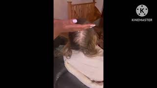 ASMR Relaxing scalp scratch  scalp oiling,massage