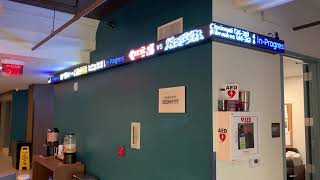 aloft hotel sports ticker