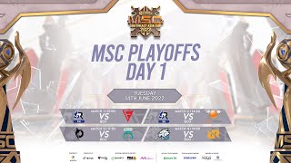 Tagalog | MSC Playoffs Day 1 | MLBB Southeast Asia Cup 2022