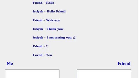 JAVA Chat application Eclips Project