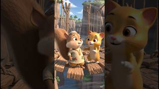 Kulfi 🐿️ aur Imili 🐱 ka Dangerous Bridge | Dosti ki Asli Pariksha