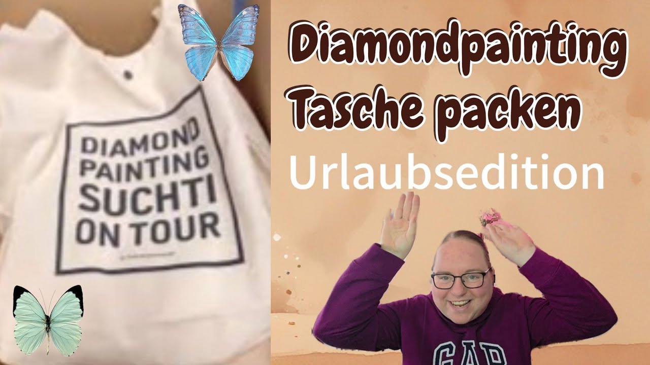 Diamondpainting Bilder packen/ Oder was kommt mit ans Meer 😍