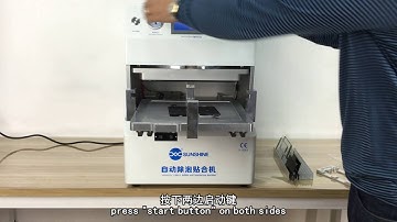 SUNSHINE S 959A  laminating machine  teaching video
