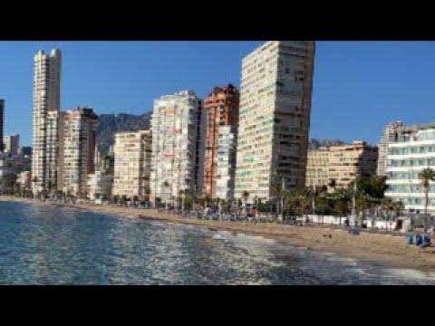 Benidorm_Youtube_Guide is live on the Beach