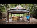 Building UNIQUE Outdoor Off Grid Kitchen (for $0.00) - Introducing the &#39;Grainbinzebo&#39;