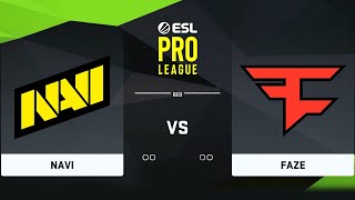 🔴 [ RU ] NAVI vs FaZe bo3 ESL Pro League Season 15 2022