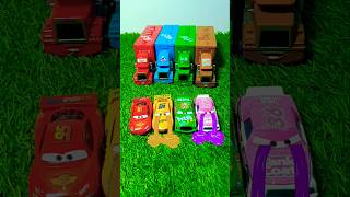 Lightning McQueen, King Dinoco, Chick Hicks, McQueen Truck, Cars Toys #toys #cars #mcqueen #funny
