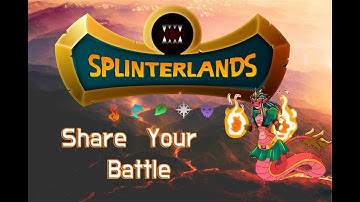 Splinterlands Share Your Battle Challenge