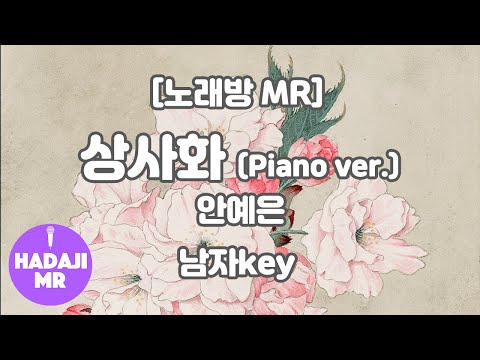 [DJ노래방/멜로디O] 안예은 - 상사화 MR (Em 남자key) / 하다지MR