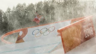 Strong winds at Winter Olympics cause issues