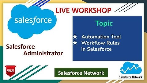 Day 31 Automation Tool - Workflow Rule in Salesforce | Salesforce Network