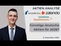 Unterbewertete deutsche Aktien 2026? Zalando Aktie, Siemens Healthineers Aktie, Rheinmetall Aktie