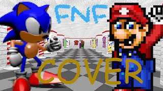 FNF (Speed.GIF: Schoolhouse COVER) Sonics Schoolhouse vs Mario Teaches Typing now as a lil mod.