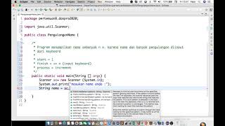 Contoh Loop for dalam pemrograman Java - DasarPemrograman Java IFUNPAS
