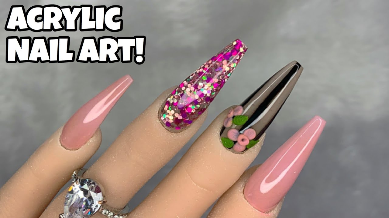 Acrylic Nail Art | Nailchemy | Nail Sugar - YouTube