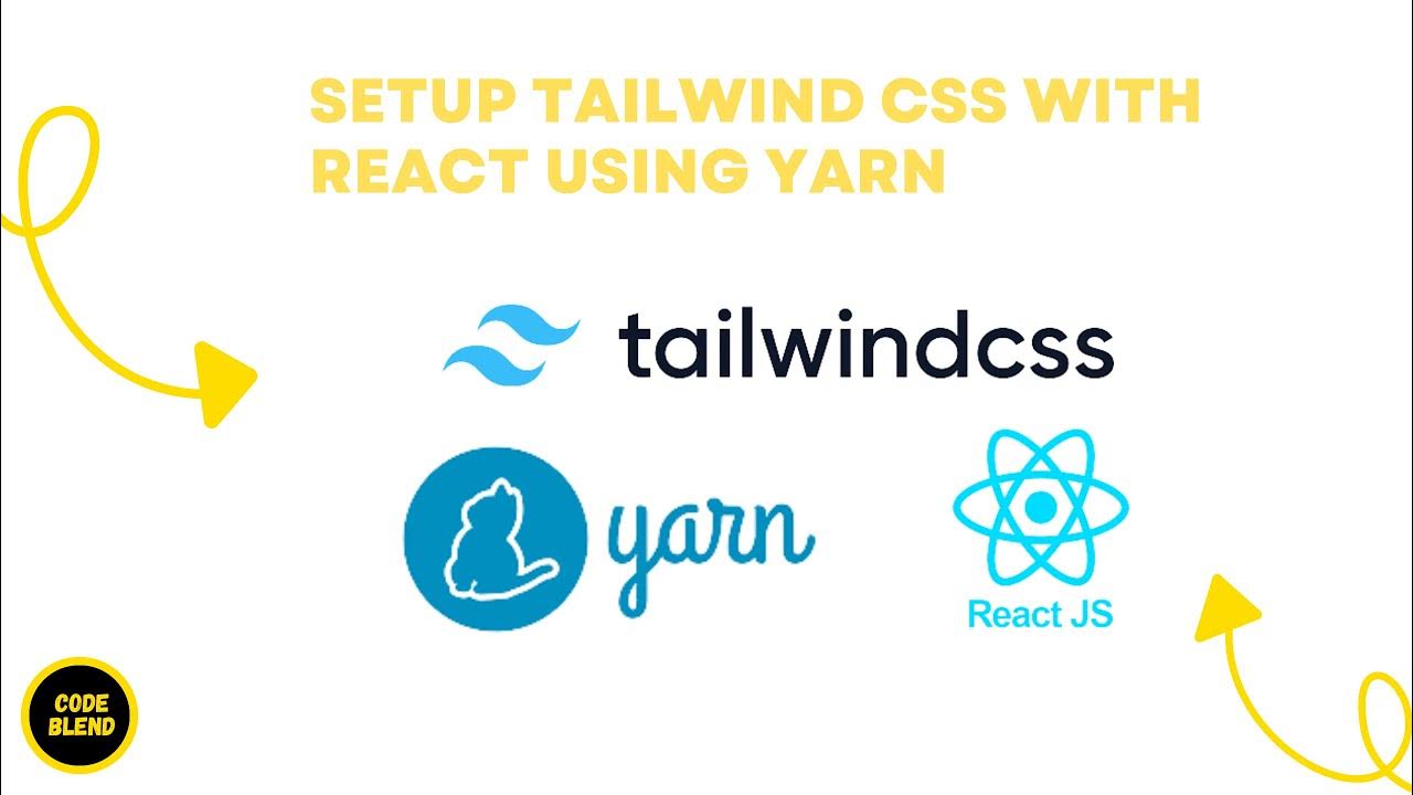 Setup Tailwind CSS with React using only NPM OR YARN , No NPX! YouTube