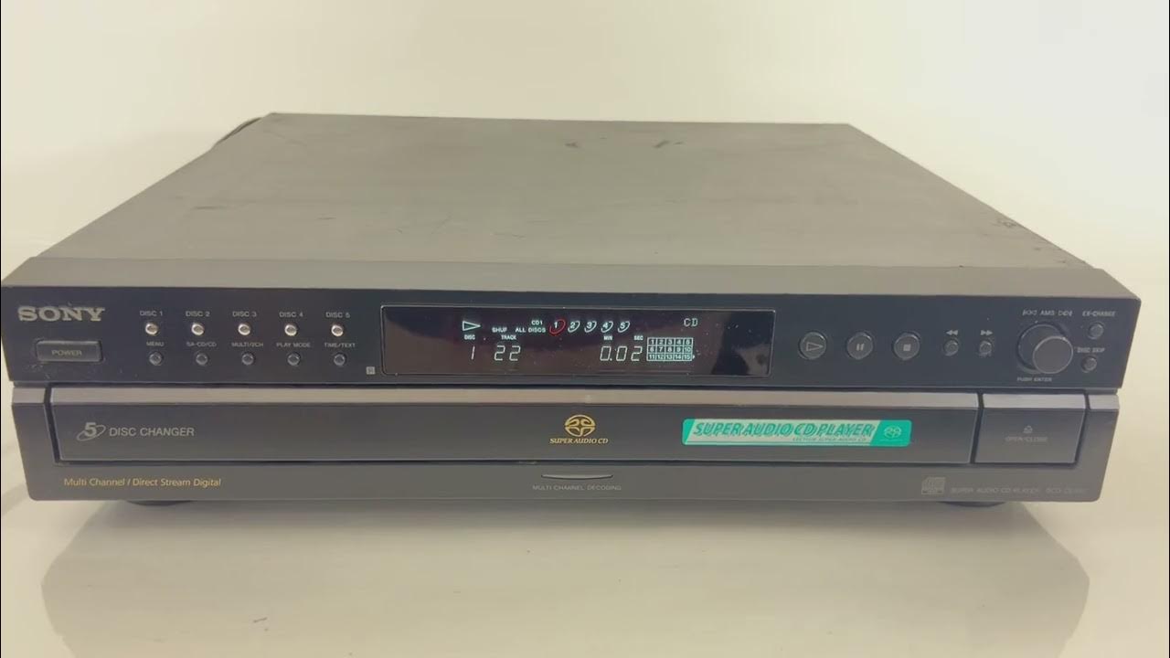 Sony SCDCE595 5 Disc CD Super Audio SACD Carousel Changer Player