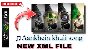 AANKHEIN KHULI HO || AAYA HO BAND 🥵👀@akashedit00 #xml #alightmotion #xmlfile