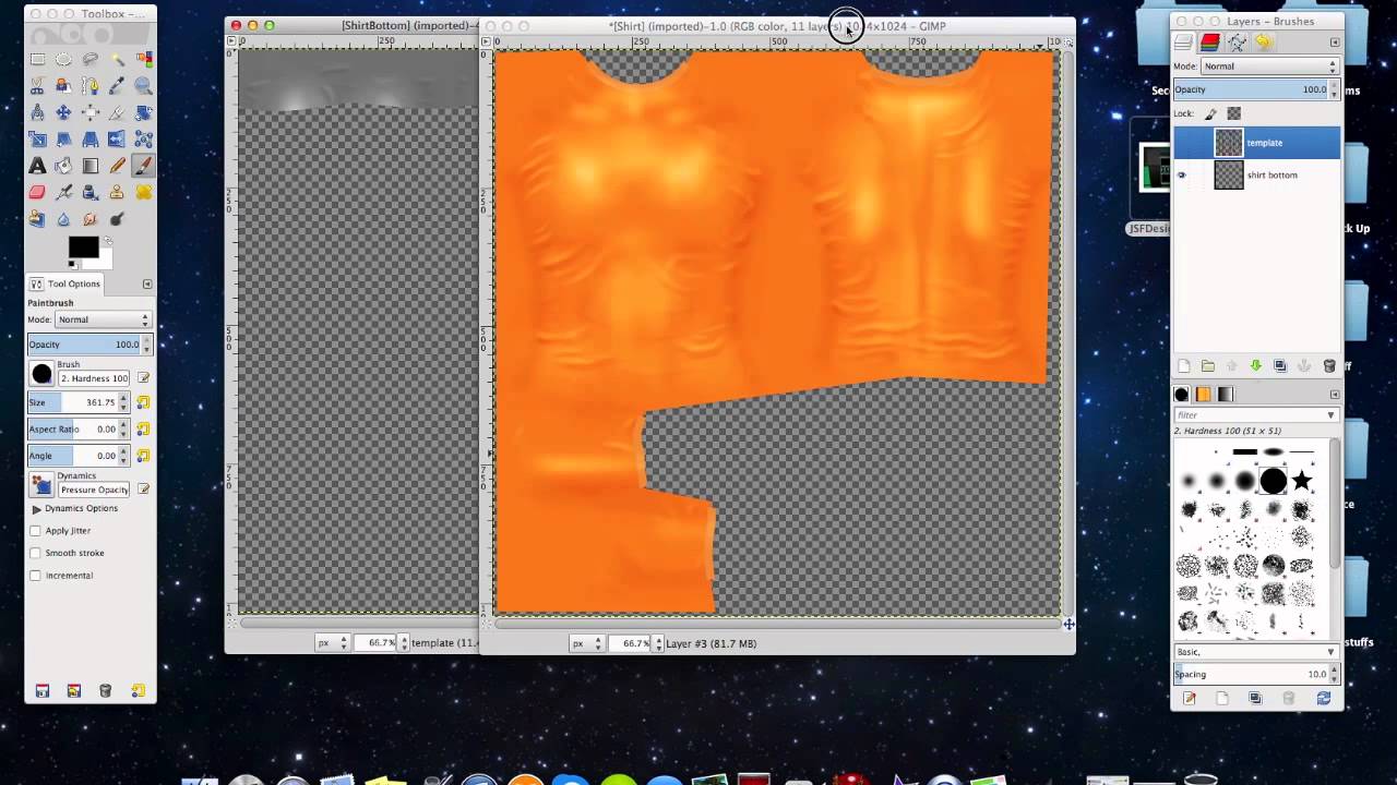 How To Make SL TShirts in GIMP YouTube