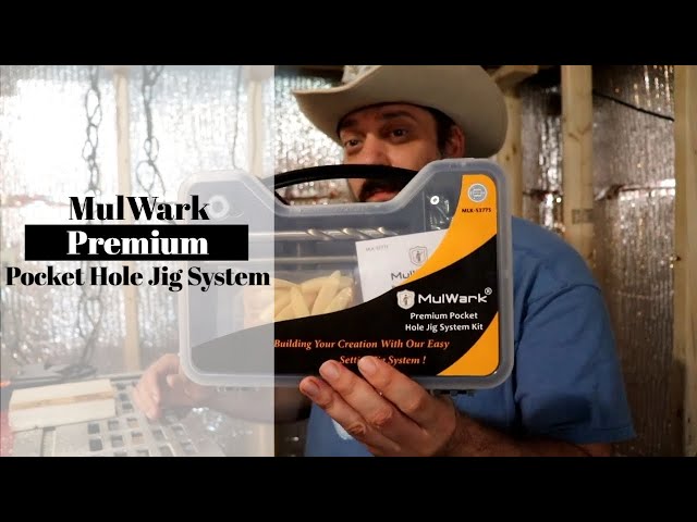 MulWark Premium Pocket Hole Jig System Kit 