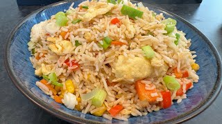 Vegetable Fried Rice- Healthy & Quick so flavour full