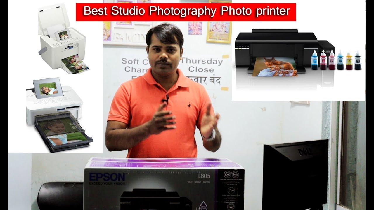ineffektiv Hører til Berolige Best Studio Photography Photo printer 2017-2018 | Epson L805 Unboxing and  setup in Hindi - YouTube