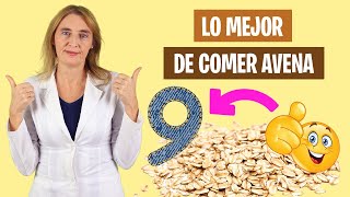 9 BENEFICIOS de COMER AVENA TODOS los DÍAS | Propiedades de la avena | Alimentación real saludable