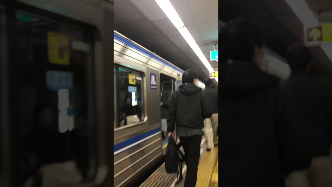 閲覧注意 人身事故直後大阪メトロ肥後橋駅年1月29日 落下者の線路上救出中映像含む Youtube