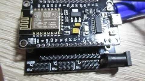 NODEMCU BASE ESP8266   TESTING DIY BREADBOARD LOLIN BASE part 1