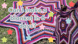 Attempting to make a star blanket in 6 days