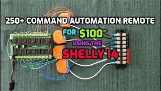 DIY 16-Channel 250+ Command Automation Remote with the Shelly i4