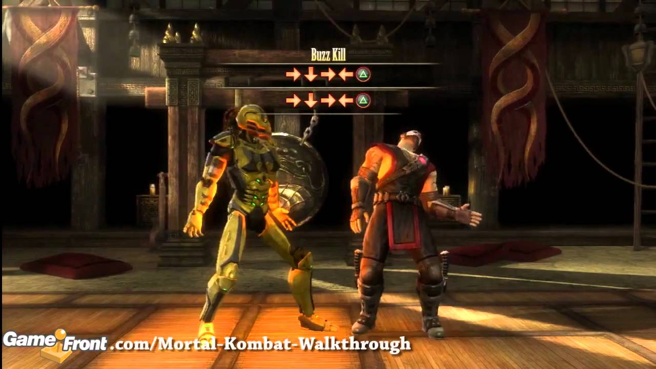 Mortal Kombat - Fatalities - Walkthrough - Baraka - Up The Middle 