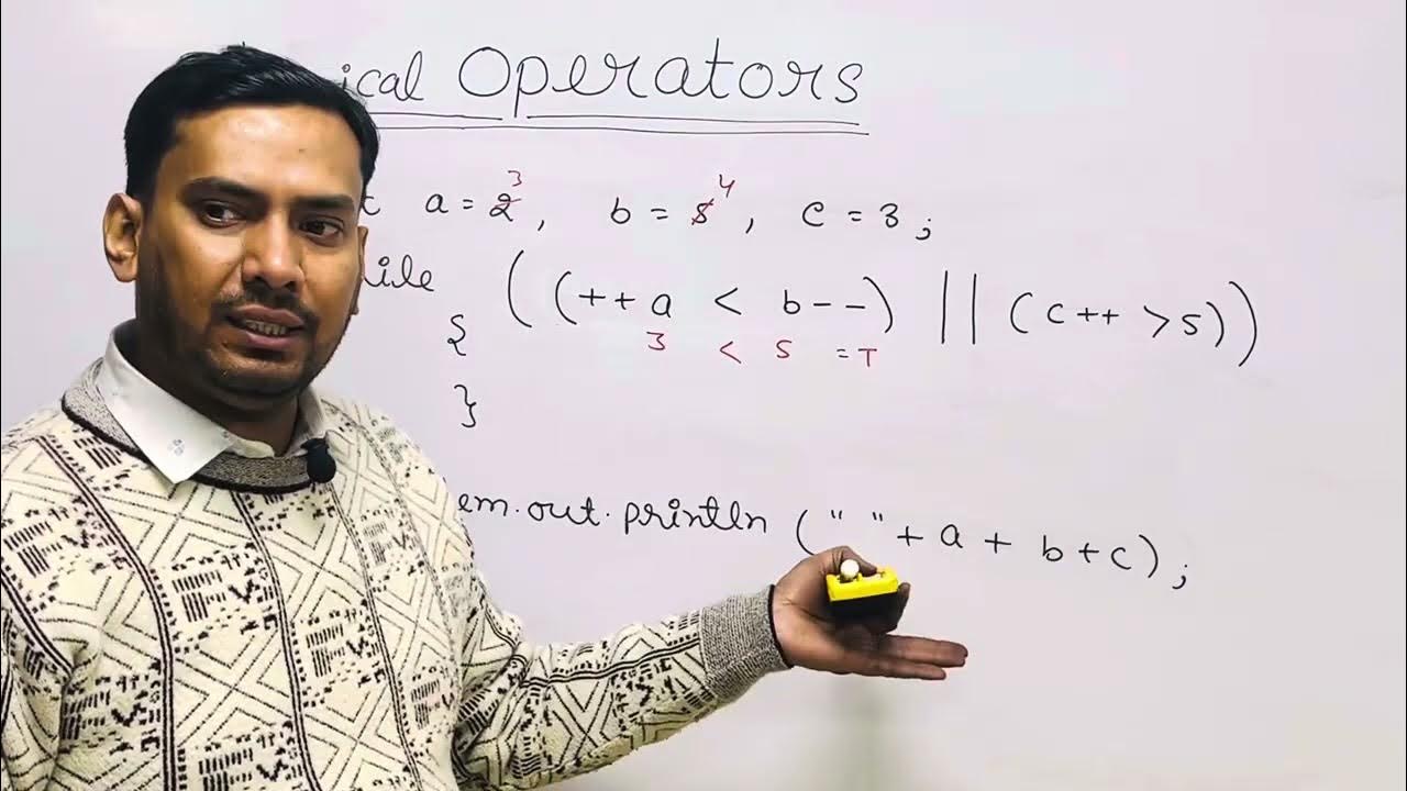 Logical Operators in Java with Examples | AND, OR, NOT in Action | Lec ...