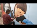 Rameshart9960 beti bachao beti padhao wall painting