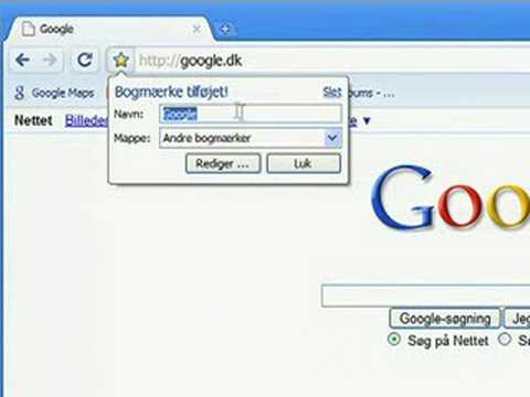Video: Sådan Tilføjes Et Bogmærke I Google