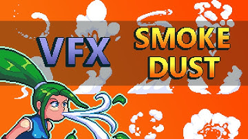 #pixelart VFX FOR GAMES - smoke/dust