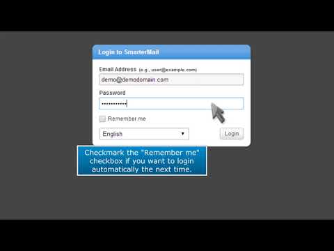 SmarterMail: How to Log In