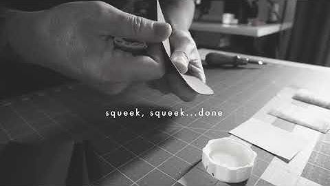 Making a Minimalist LEATHER Wallet | Slim Wallet | ASMR