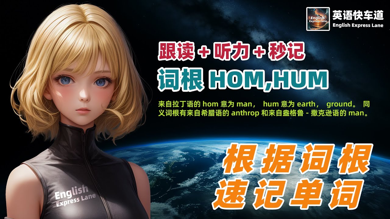 Home Hum 根据词根速记单词“词根HOM,HUM